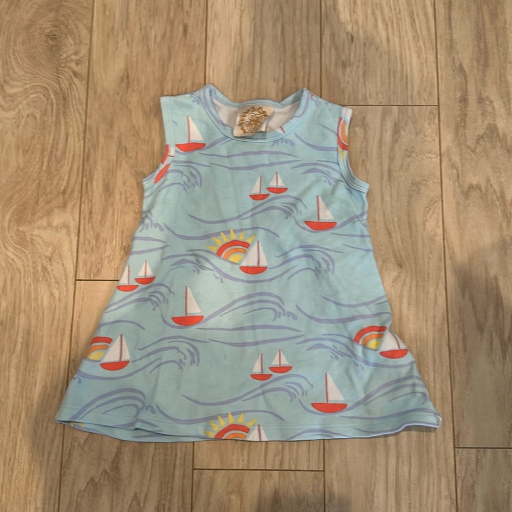 Never Worn Beaufort Bonnet Company Sailboat Dress 18-24m